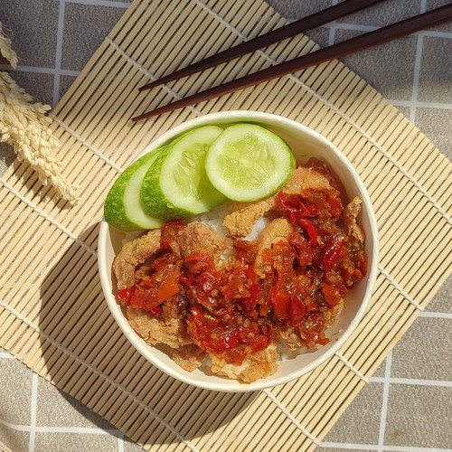 Rice Bowl Sambal Geprek
